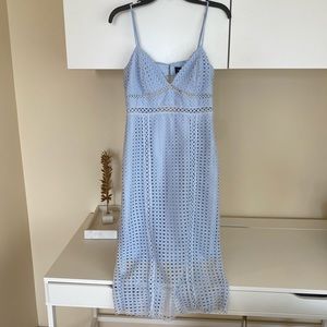 Bardot baby blue dress
